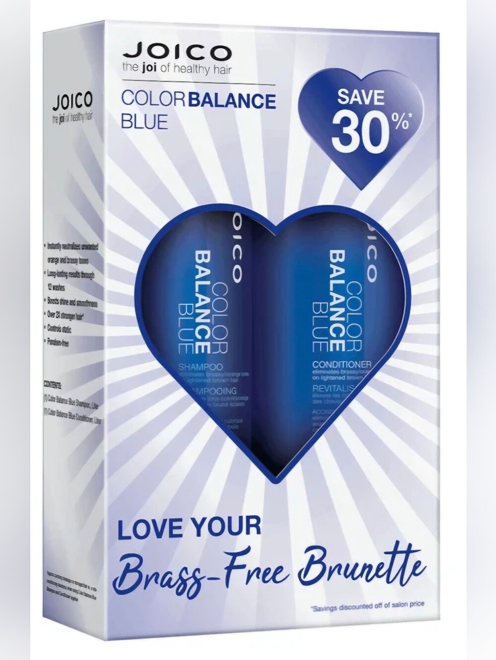 Joico Color Balance Blue Shampoo & Conditioner Set - Blue